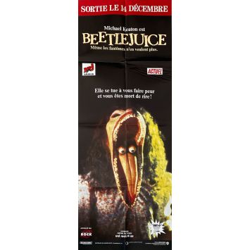 BEETLEJUICE Affiche de film Geena Davis style. - 60x160 cm. - 1988 - Michael Keaton, Tim Burton