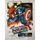 CAPTAIN AMERICA II DEATH TOO SOON Original Movie Poster- 47x63 in. - 1979 - Christopher Lee, Ivan Nagy