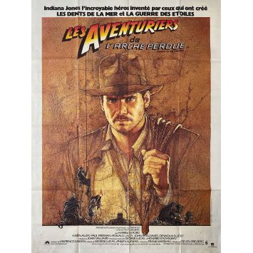 INDIANA JONES - LES AVENTURIERS DE L'ARCHE PERDUE Affiche de film- 120x160 cm. - 1981 - Harrison Ford, Steven Spielberg