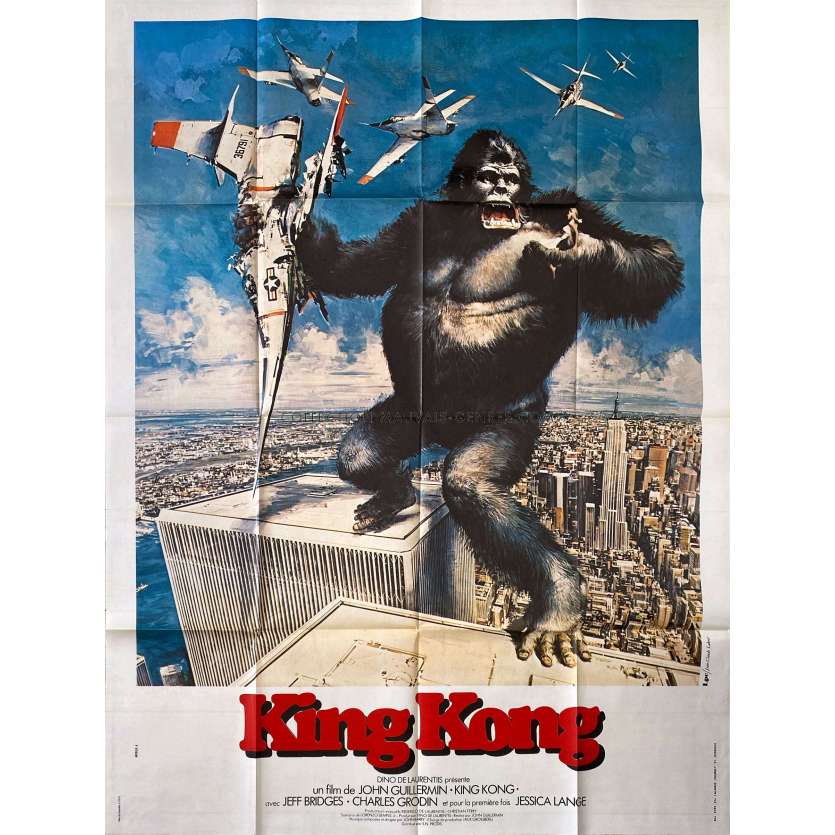 KING KONG (1976) Affiche de film- 120x160 cm. - 1976 - Jessica Lange, John Guillermin