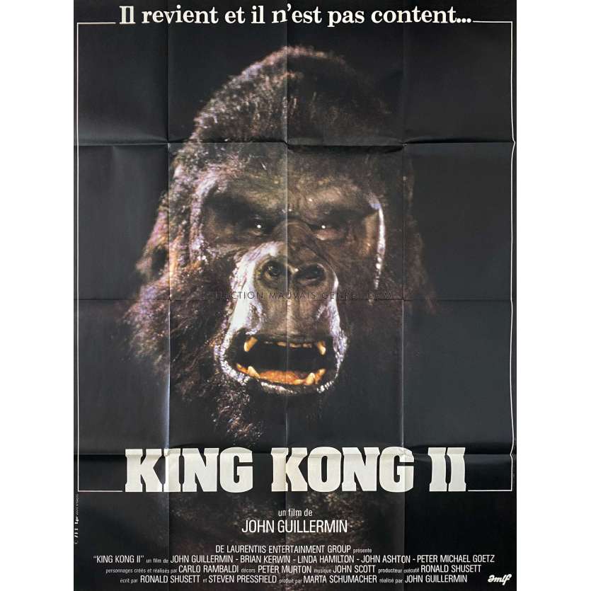 KING KONG 2 Affiche de film- 120x160 cm. - 1986 - Linda Hamilton, John Guillermin