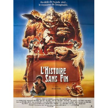THE NEVERENDING STORY Original Movie Poster- 47x63 in. - 1984 - Barret Oliver, Wolfgang Petersen