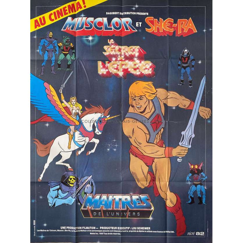 MUSCLOR ET SHE-RA Affiche de film- 120x160 cm. - 1985 - John Erwin, Ed Friedman