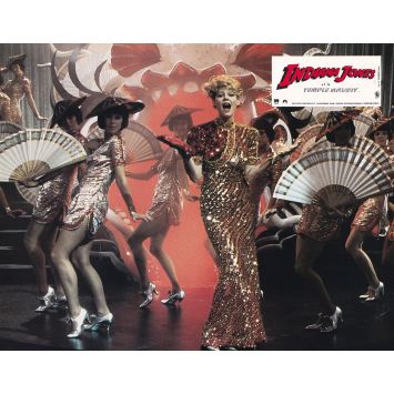 INDIANA JONES AND THE TEMPLE OF DOOM Original Lobby Card N04 - 9x12 in. - 1984 - Harrison Ford, Steven Spielberg