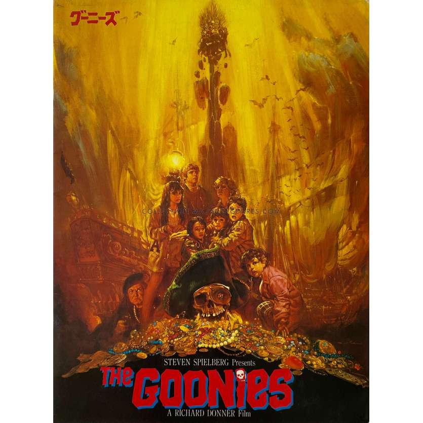 LES GOONIES Programme- 21x30 cm. - 1985 - Sean Astin, Richard Donner