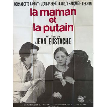 THE MOTHER AND THE WHORE French Movie Poster- 47x63 in. - 1973 - Eustache, Nouvelle vague