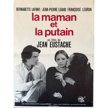 THE MOTHER AND THE WHORE Original Movie Poster- 15x21 in. - 1973 - Jean-Pierre Léaud, Jean Eustache