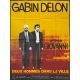 TWO MEN IN TOWN Original Movie Poster- 47x63 in. - 1973 - Alain Delon, José Giovanni