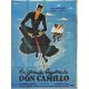 DON CAMILLO ET L'ON. PEPPONE Original Movie Poster- 47x63 in. - 1955 - Fernandel, Carmine Gallone