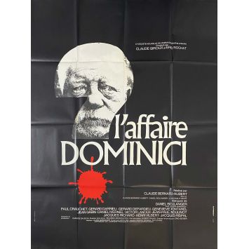 THE DOMINICI AFFAIR Original Movie Poster- 47x63 in. - 1973 - Jean Gabin, Claude Bernard-Aubert