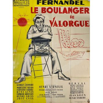 THE WILD OAT Original Movie Poster- 47x63 in. - 1953 - Fernandel, Henri Verneuil