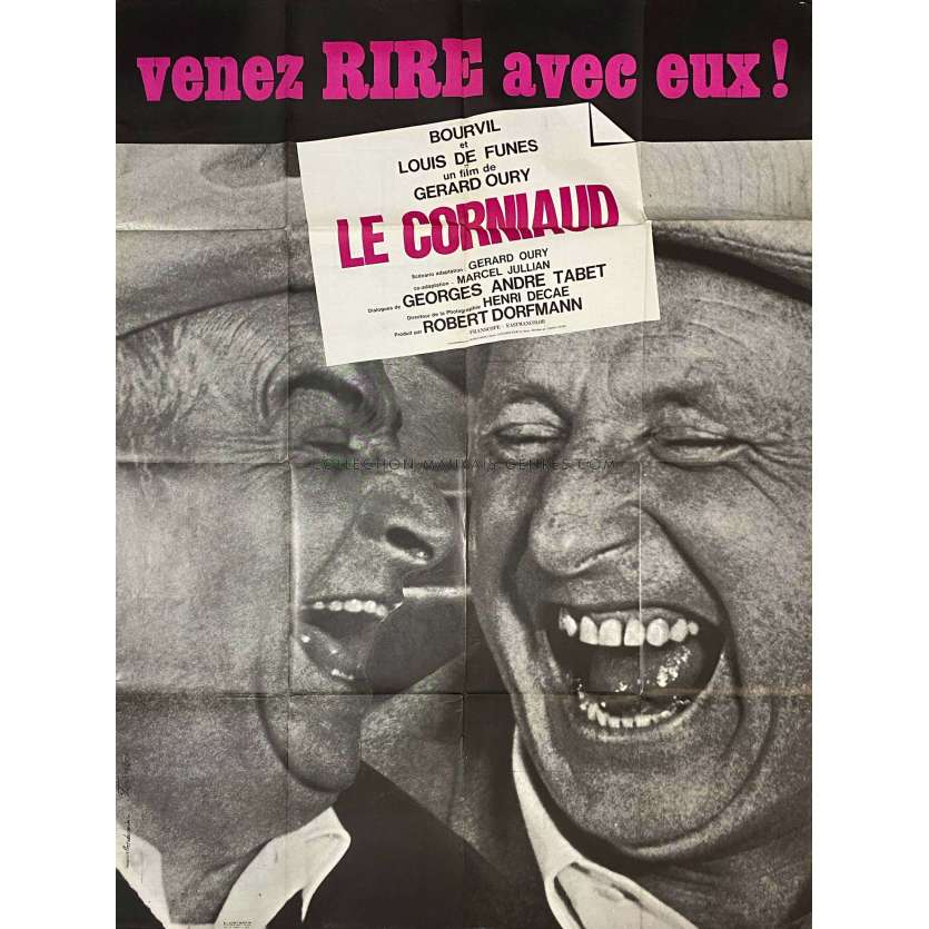 THE SUCKER Original Movie Poster- 47x63 in. - 1965 - Bourvil, Gérard Oury