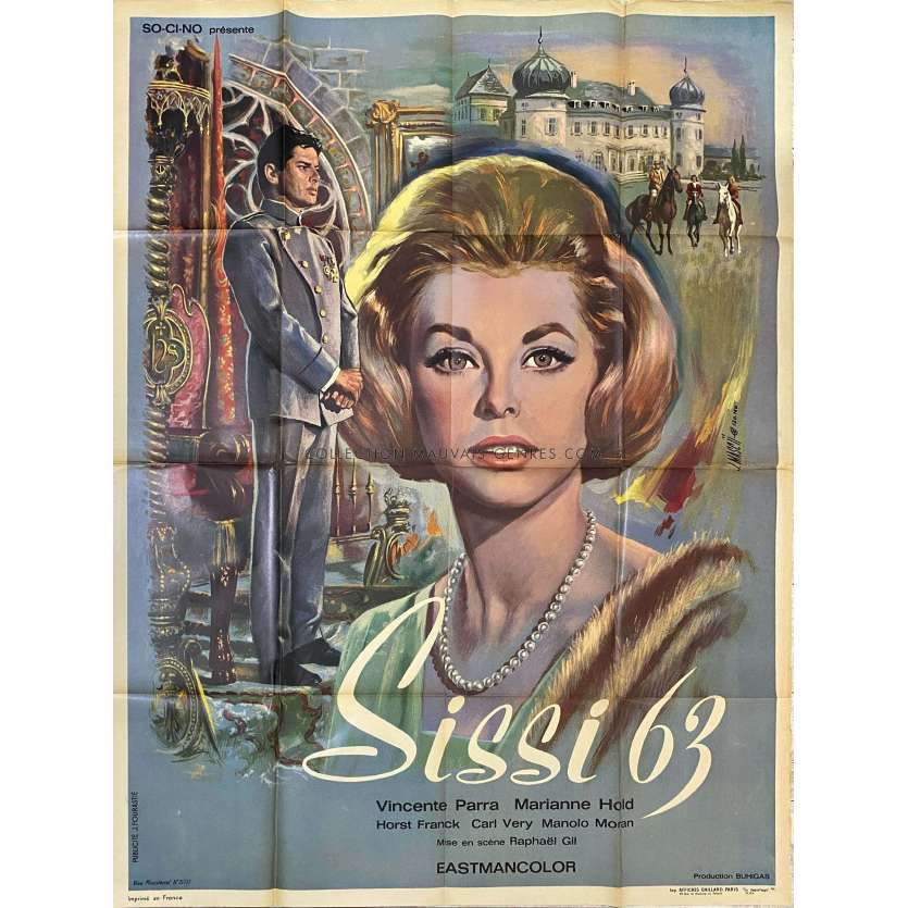 SISSI 63 Affiche de film- 120x160 cm. - 1961 - Marianne Hold, Rafael Gil