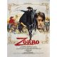 ZORRO Affiche de film- 120x160 cm. - 1975 - Alain Delon, Duccio Tessari