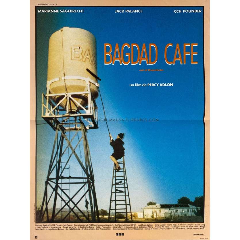 BAGDAD CAFE Affiche de film- 40x54 cm. - 1988 - Marianne Sagebrecht, Percy Adlon