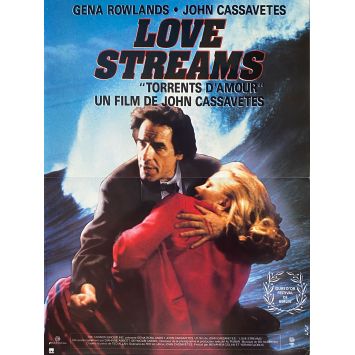 LOVE STREAMS - TORRENTS D'AMOUR Affiche de film- 40x54 cm. - 1984 - Gena Rowlands, John Cassavetes