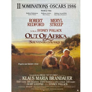 OUT OF AFRICA Affiche de film- 40x54 cm. - 1985 - Robert Redford, Sidney Pollack