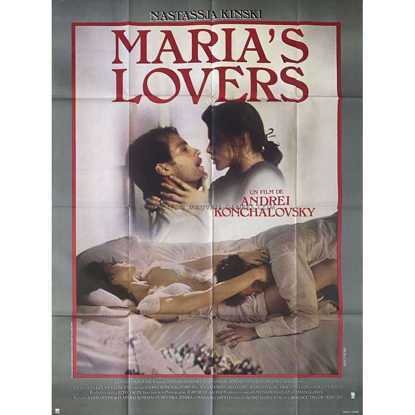 MARIA'S LOVERS Affiche de film- 120x160 cm. - 1984 - Nastassja Kinski, Andrey Konchalovskiy