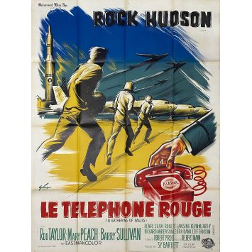 LE TELEPHONE ROUGE Affiche de film- 120x160 cm. - 1963 - Rock Hudson, Delbert Mann