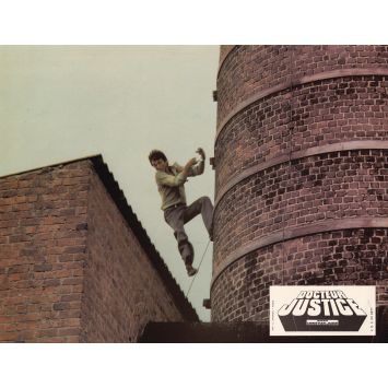 DOCTOR JUSTICE Original Lobby Card N02 - 9x12 in. - 1975 - John Phillip Law, Christian Jacques