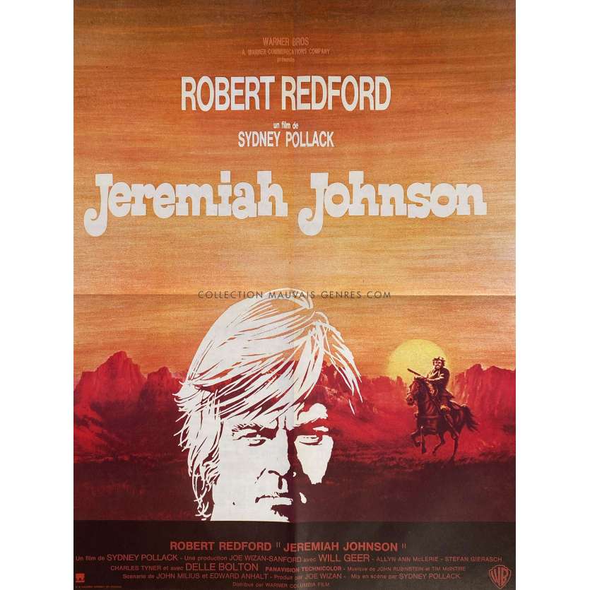 JEREMIAH JOHNSON Affiche de cinéma- 60x80 cm. - 1972 - Robert Redford, Sidney Pollack