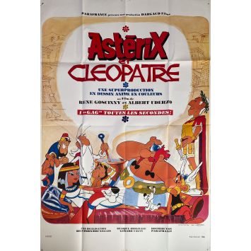 ASTERIX ET CLEOPATRE Affiche de film- 120x160 cm. - 1968 - Roger Carel, René Goscinny, Albert Uderzo