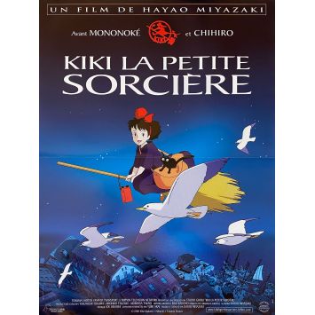 KIKI LA PETITE SORCIERE Affiche de film 1ère sortie - 40x54 cm. - 1989 - Kirsten Dunst, Hayao Miyazaki