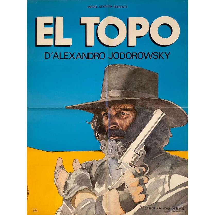 EL TOPO Affiche de film- 60x80 cm. - 1970 - Brontis Jodorowsky, Alejandro Jodorowsky