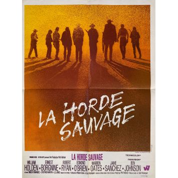 THE WILD BUNCH Original Movie Poster- 23x32 in. - 1969 - Robert Ryan, Sam Peckinpah
