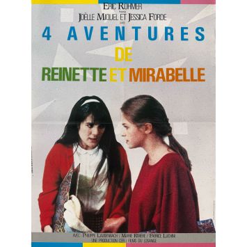 4 AVENTURES DE REINETTE ET MIRABELLE Affiche de film- 40x54 cm. - 1987 - Joëlle Miquel, Eric Rohmer