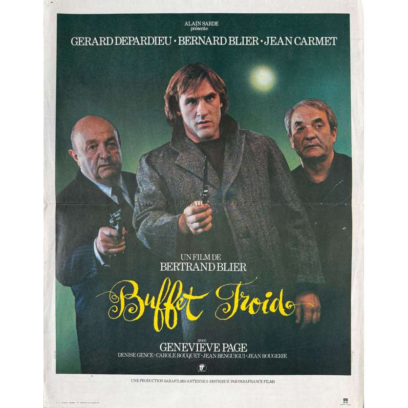 BUFFET FROID Affiche de film- 40x54 cm. - 1979 - Gérard Depardieu, Bertrand Blier