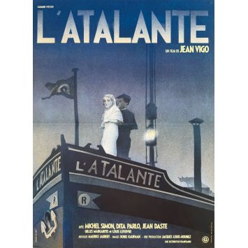 L'ATALANTE Original Movie Poster- 15x21 in. - 1934/R1990 - Dita Parlo, Jean Vigo