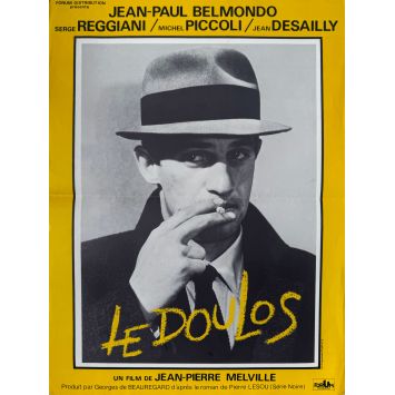 LE DOULOS Affiche de film- 40x54 cm. - 1962/R1980 - Jean-Paul Belmondo, Jean-Pierre Melville