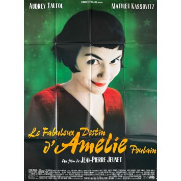 AMELIE POULAIN Affiche de film- 120x160 cm. - 2001 - Audrey Tautou, Jean-Pierre Jeunet