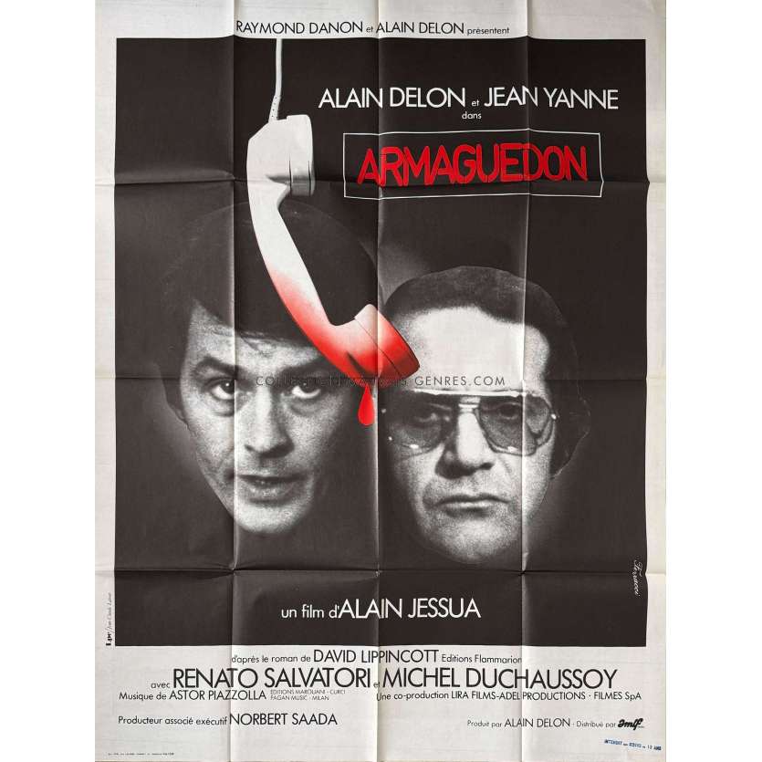ARMAGUEDDON Original Movie Poster- 47x63 in. - 1977 - Alain Delon, Alain Jessua