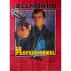 THE PROFESSIONAL Original Movie Poster- 47x63 in. - 1981 - Jean-Paul Belmondo, Georges Lautner