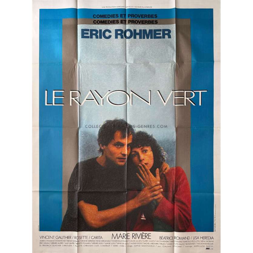 LE RAYON VERT Affiche de film- 120x160 cm. - 1986 - Marie Rivière, Eric Rohmer
