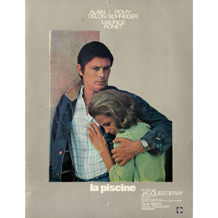 SWIMMING POOL Original Pressbook 8 pages. - 10x12 in. - 1969 - Alain Delon, Jacques Deray