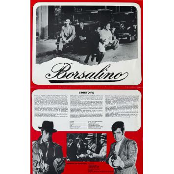 BORSALINO Synopsis- 24x30 cm. - 1970 - Jean-Paul Belmondo, Alain Delon