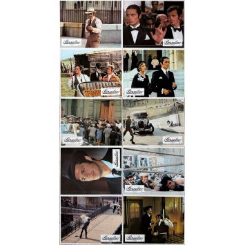 BORSALINO Original Lobby Cards x10 - 10x12 in. - 1970 - Jean-Paul Belmondo, Alain Delon