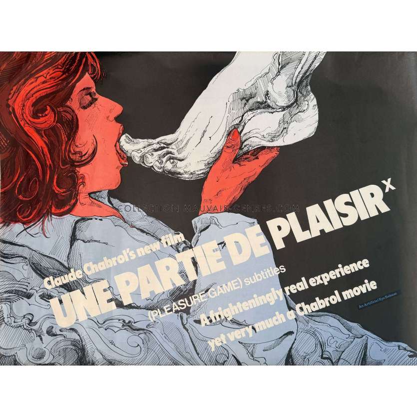 UNE PARTIE DE PLAISIR Affiche de film- 76x102 cm. - 1977 - Clémence Gégauff, Claude Chabrol