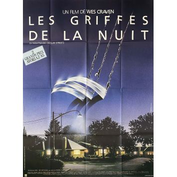 LES GRIFFES DE LA NUIT Affiche de cinéma française- 120x160 cm. - 1985 - Robert Englund, Wes Craven, Freddy Kruger