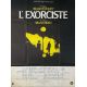 L'EXORCISTE Affiche de film- 120x160 cm. - 1974 - William Friedkin, Max Von Sidow