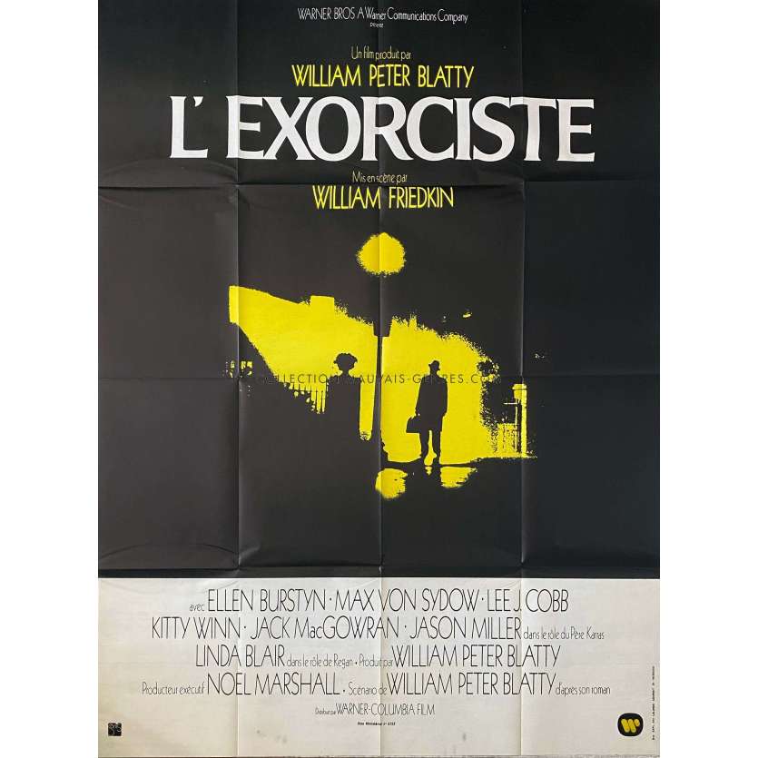 L'EXORCISTE Affiche de film- 120x160 cm. - 1974 - William Friedkin, Max Von Sidow