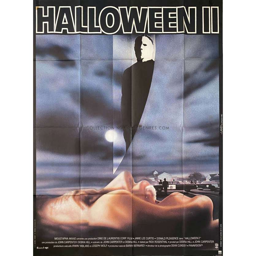 HALLOWEEN II Movie Poster- 47x63 in. - 1981 - Rick Rosenthal, Jamie Lee Curtis