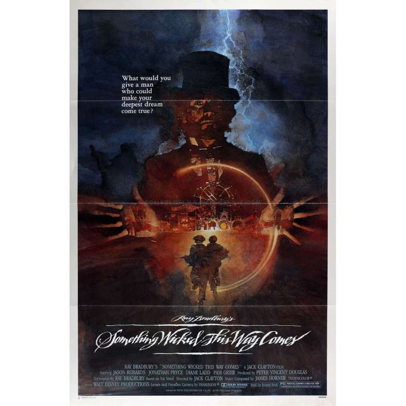 LA FOIRE DES TENEBRESAffiche du film USA 1983 - 69x102 cm - Bradbury, Avoriaz