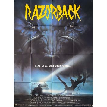 RAZORBACK Movie Poster47x63 in. French - 1984 - Russel Mulcahy, Gregory Harrison