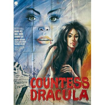 COMTESSE DRACULA Movie Poster- 47x63 in. - 1971 - Peter Sasdy, Ingrid Pitt