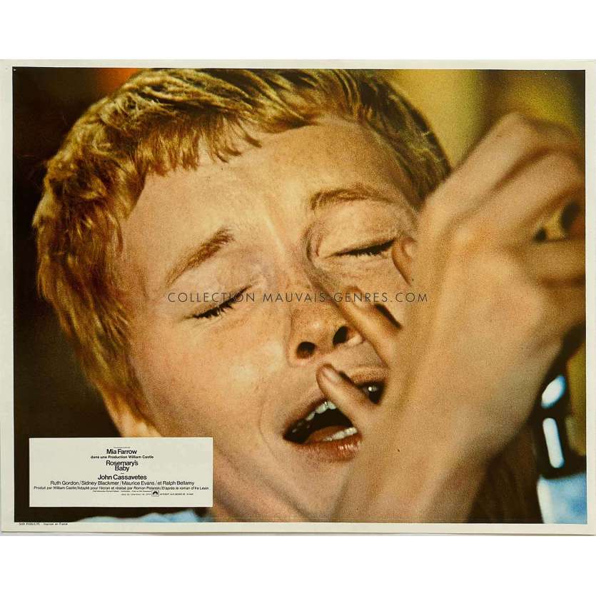 ROSEMARY'S BABY Original Lobby Card N01 - 9x12 in. - 1968 - Mia Farrow, Roman Polanski