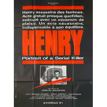 HENRY PORTRAIT OF A SERIAL KILLER Original Movie Poster- 47x63 in. - 1986 - Michael Rooker, John McNaughton